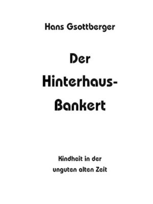 cover image of Der Hinterhaus-Bankert